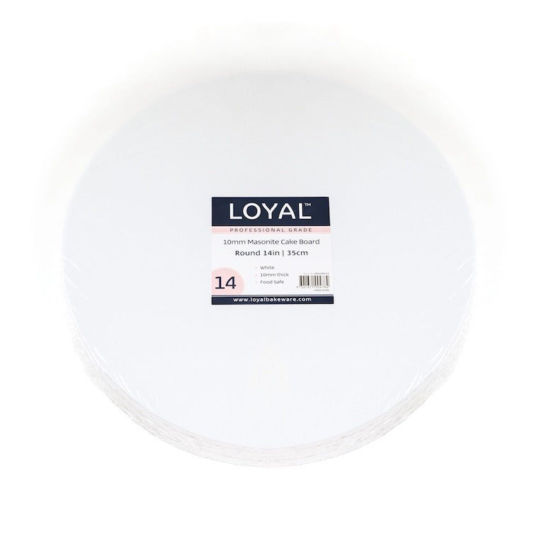 Cake Boards - Round White (10mm Thick)