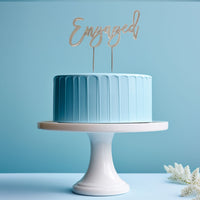 Cake Topper - Metal Engaged