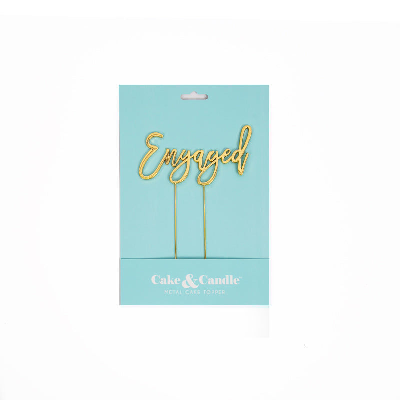 Cake Topper - Metal Engaged