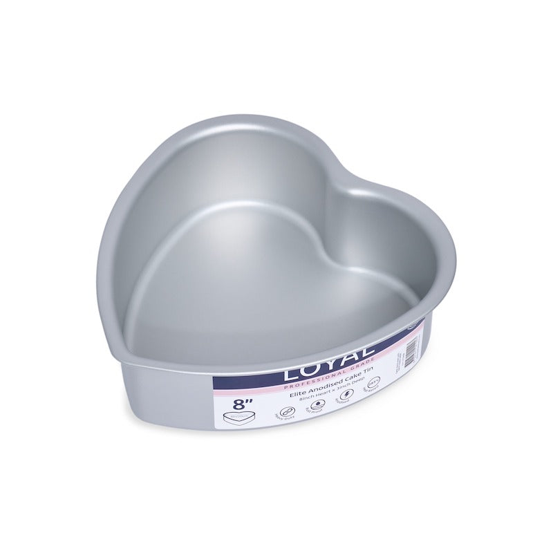 Cake Tins - Anodised Heart Shape