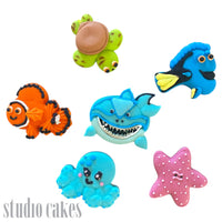Sugar Toppers - Ocean Creatures