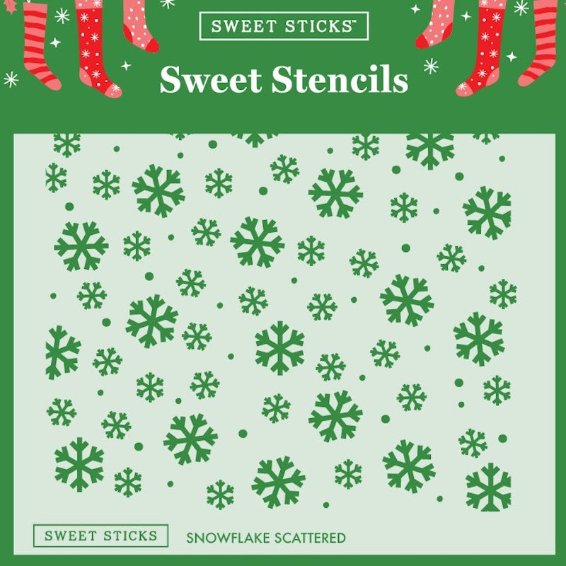 Sweet Stencils - Christmas Scattered Snowflakes