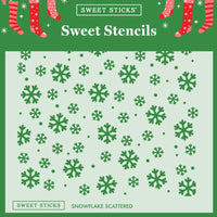 Sweet Stencils - Christmas Scattered Snowflakes