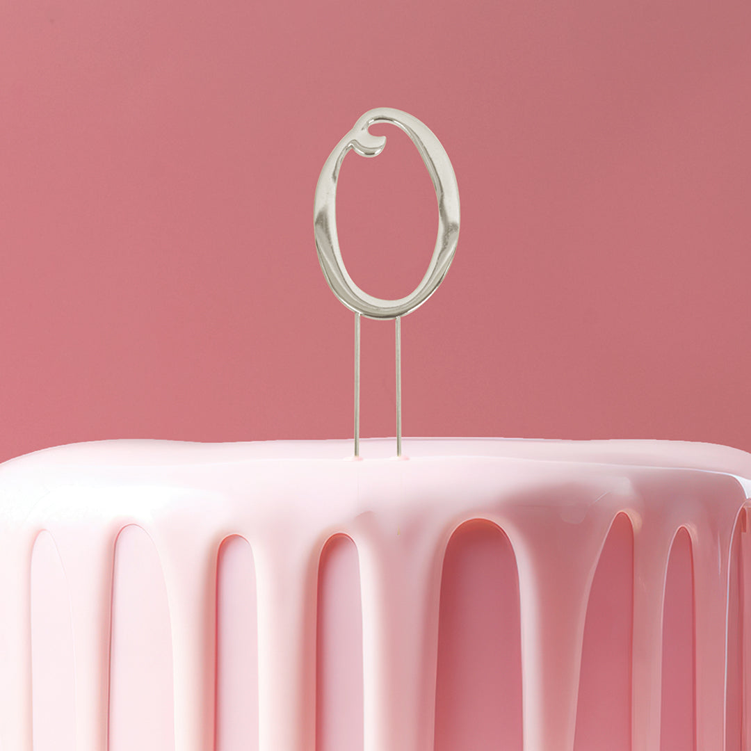 Cake Toppers - Metal Number 0