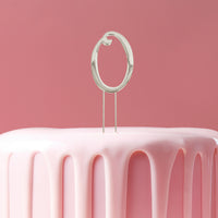Cake Toppers - Metal Number 0