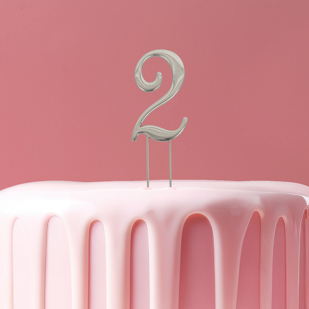 Cake Toppers - Metal Number 2