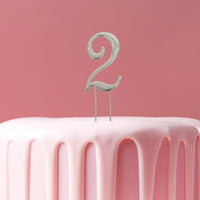 Cake Toppers - Metal Number 2