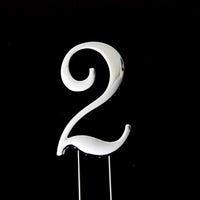 Cake Toppers - Metal Number 2