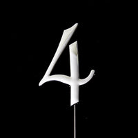 Cake Toppers - Metal Number 4