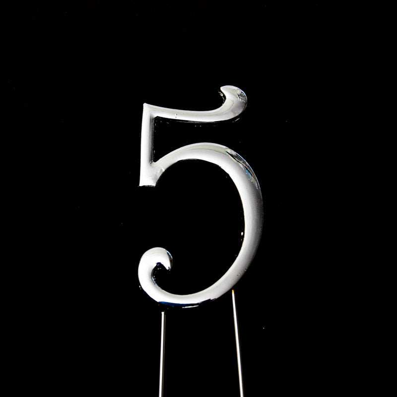 Cake Toppers - Metal Number 5