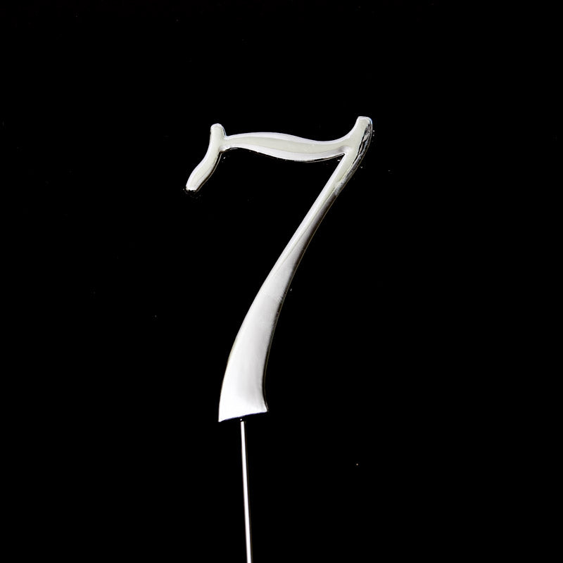 Cake Toppers - Metal Number 7