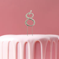 Cake Toppers - Metal Number 8
