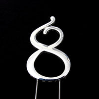 Cake Toppers - Metal Number 8