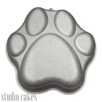 Cake Tin Hire - Paw Print