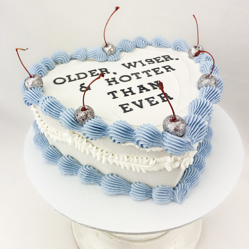 Heart Cake - Cherries on Top