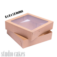 Cookie Boxes - Brown Kraft