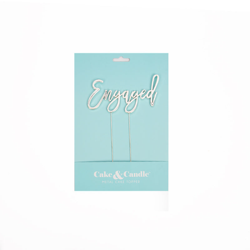 Cake Topper - Metal Engaged