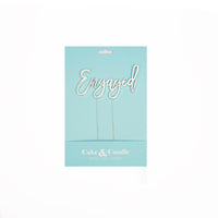 Cake Topper - Metal Engaged