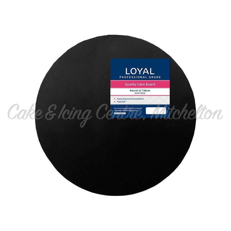 Cake Boards Round Black Studio Cakes