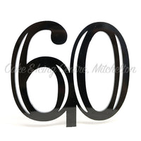 Number Toppers - Double-Digit Black Acrylic (Discontinued)