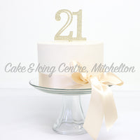 Number Toppers - Double-Digit Gold Flecked Acrylic (Discontinued)