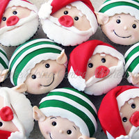 Novelty Christmas Cupcakes