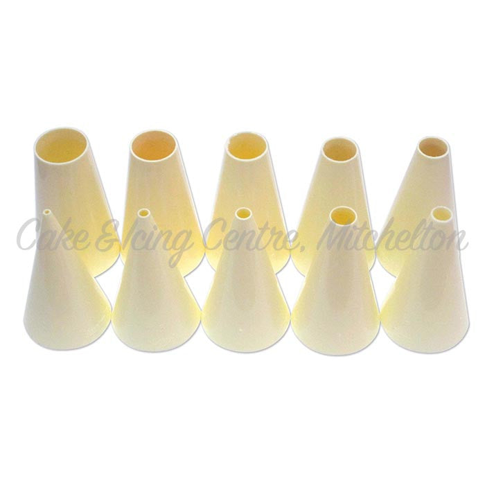 Pastry Piping Tubes - Round Sizes 1 - 20