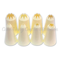 Pastry Piping Tubes - Star Sizes 3 - 17