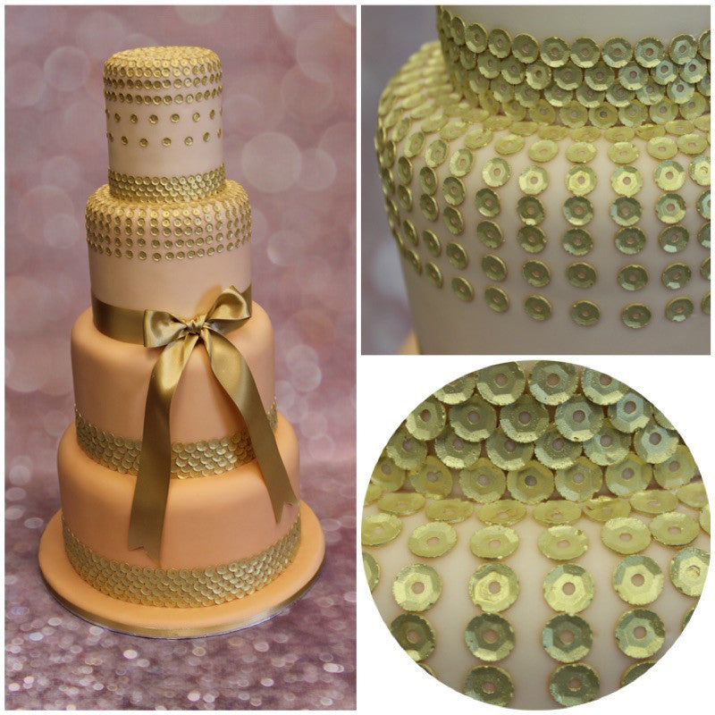 Cake Lace Mat - Sequins