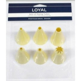 Pastry Piping Tube Set - Round & Star