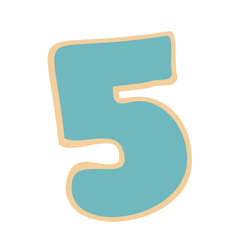 Cookie Cutter - Number 5