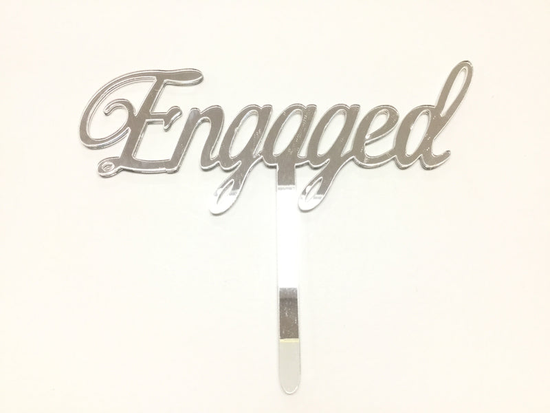 Cake Topper - Engaged