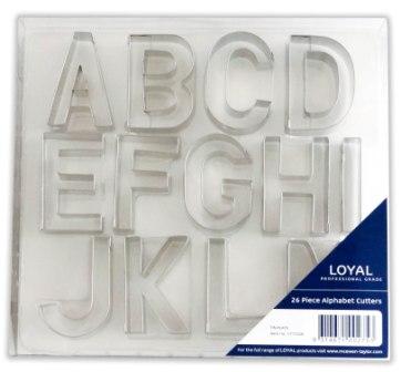 Cutter Set - Alphabet medium (65mm)