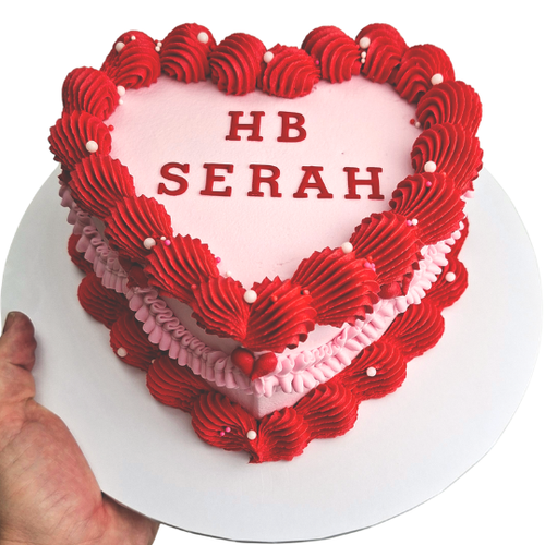 Vintage Heart Cakes