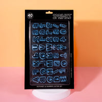 Alphabet & Number Fondant Cutter Set (40 Pieces)