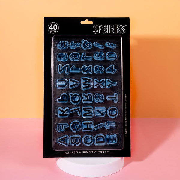 Alphabet & Number Fondant Cutter Set (40 Pieces)