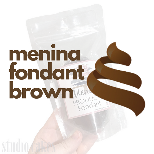 Fondant - Menina 250g Brown