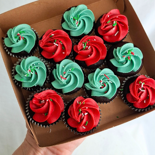 Limited Edition: Christmas Bite-Size Cupcakes