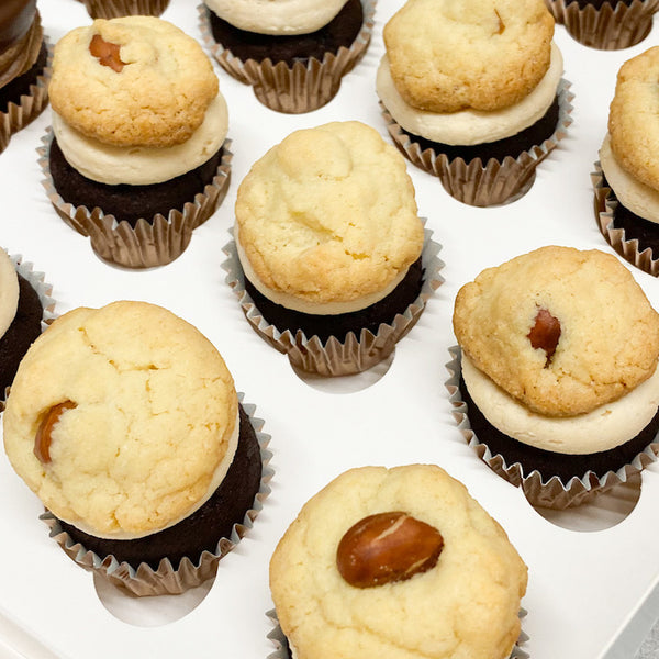 Bite-Sized Cupcakes - Peanut Biscuits