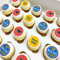Bite-Size Custom Logo Cupcakes