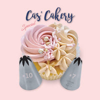 Piping Tube Set - Cas' Cakery Closed Stars