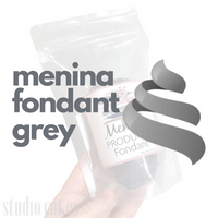 Fondant - Menina 250g Grey