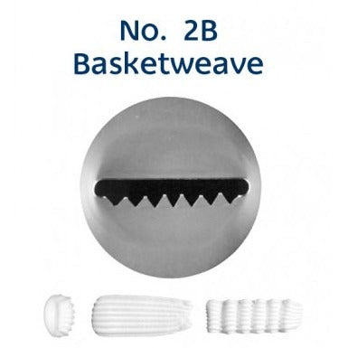 Stainless Steel Piping Nozzle - Basketweave #2B