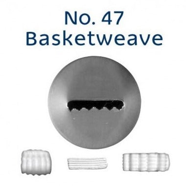 Stainless Steel Piping Nozzle - Basketweave #47