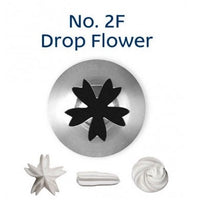 Stainless Steel Piping Nozzle - Drop Flower #2F