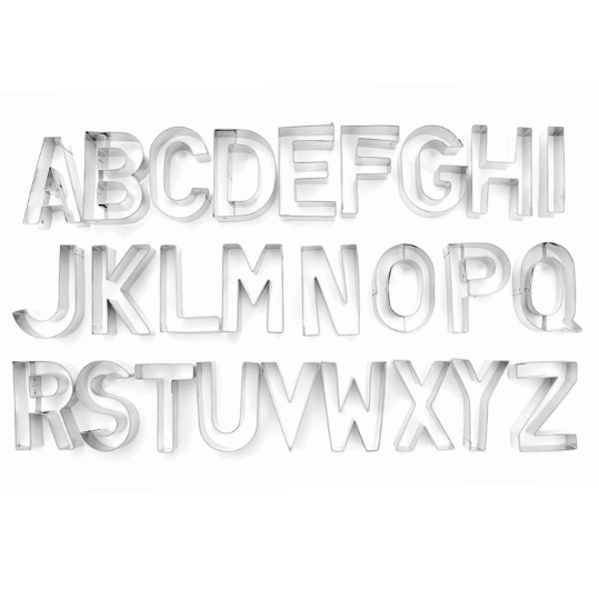 Cutter Set - Alphabet (Large)