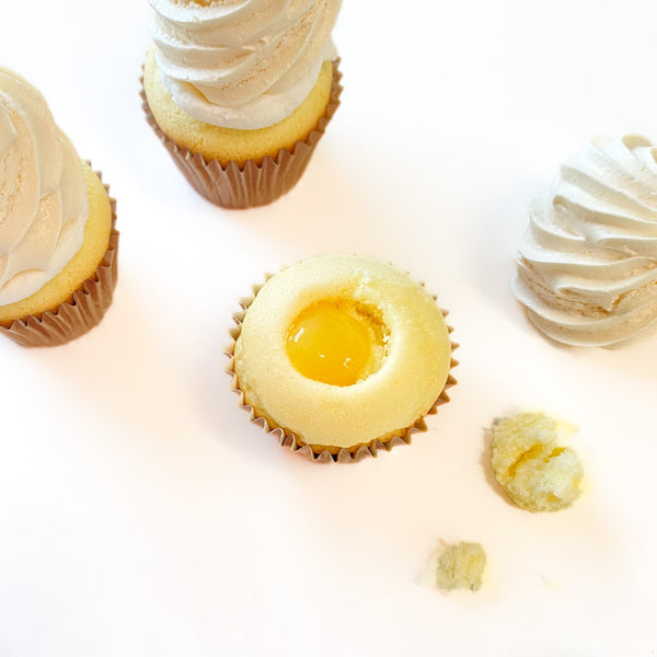 Bite-Sized Cupcakes - Lemon Meringue