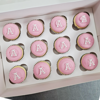 Monogram Bite-Size Cupcakes
