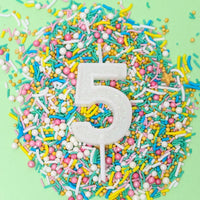 Mini Glitter Number Candles - 0 to 9