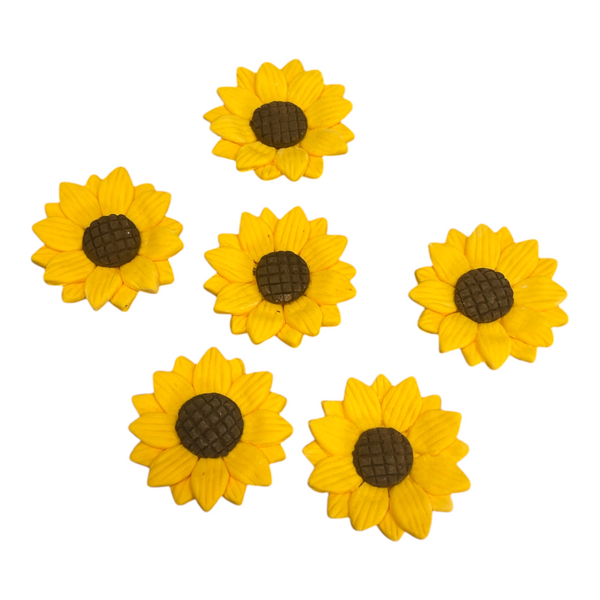 Sugar Flowers - Sunflowers (6pk)